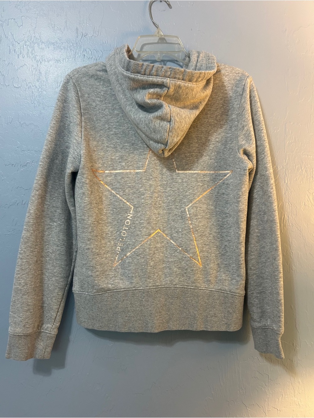 Gray Peloton Hoodie, Size Small